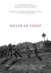 Original 2007 theatrical poster for Charles Burnett's KILLER OF SHEEP. Courtesy of Milestone Films.